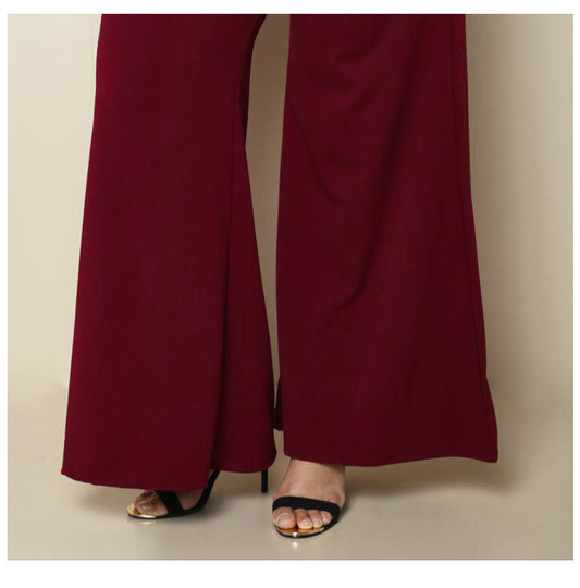 Knitted Wide Leg Pants