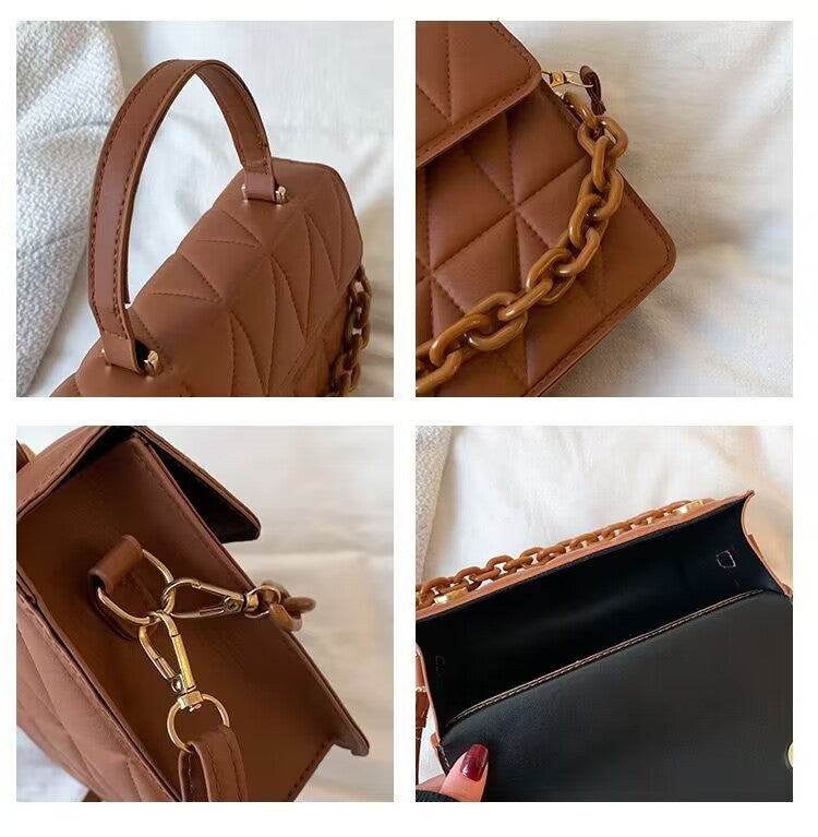 Textured Shoulder Bag