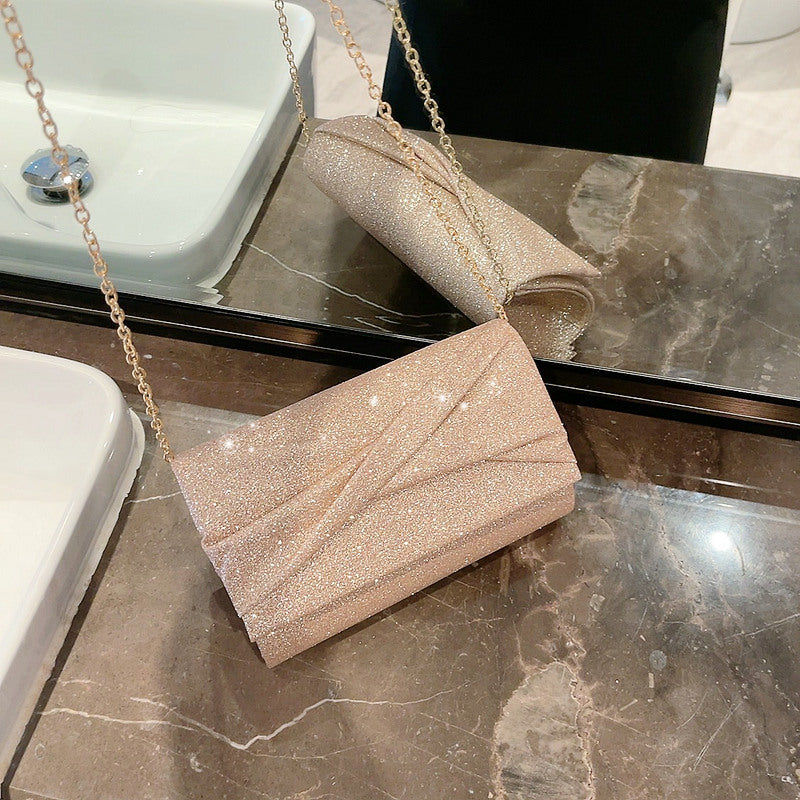 Gold Envelope Clutch