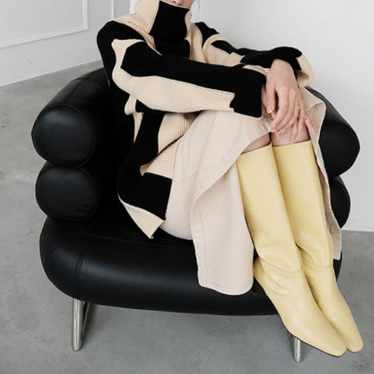 Spandex Striped Sweater