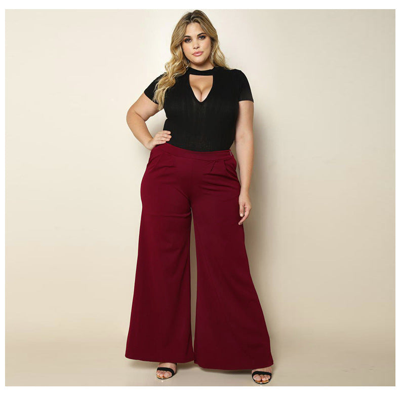 Knitted Wide Leg Pants