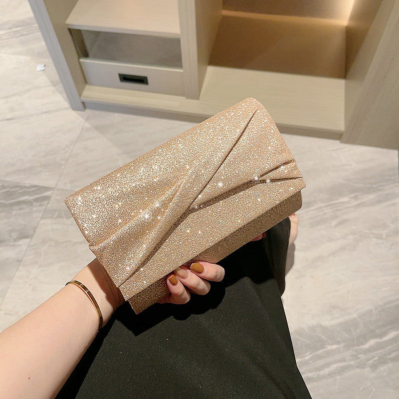 Gold Envelope Clutch