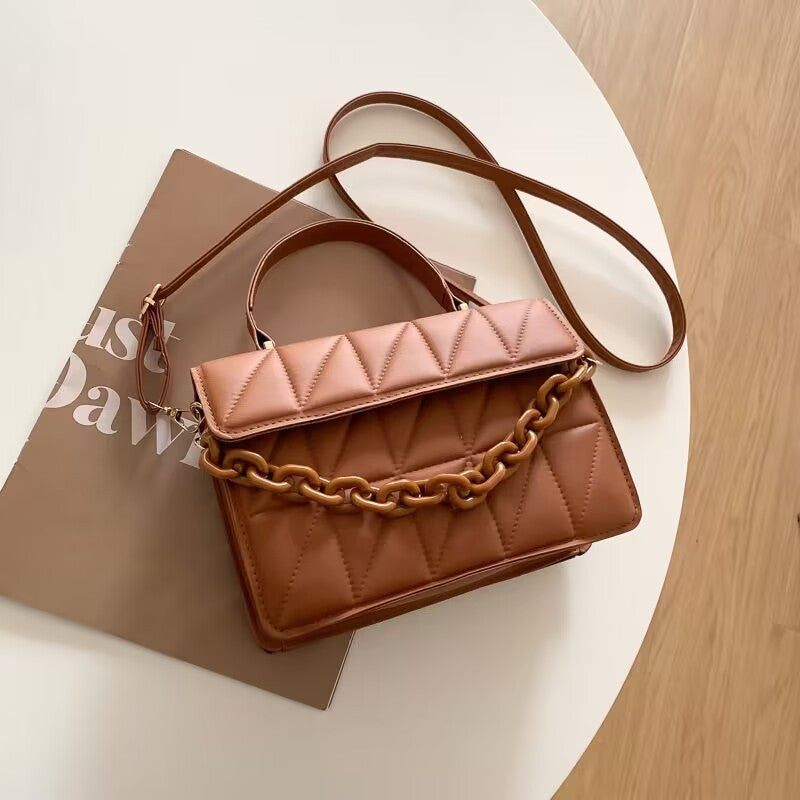 Textured Shoulder Bag