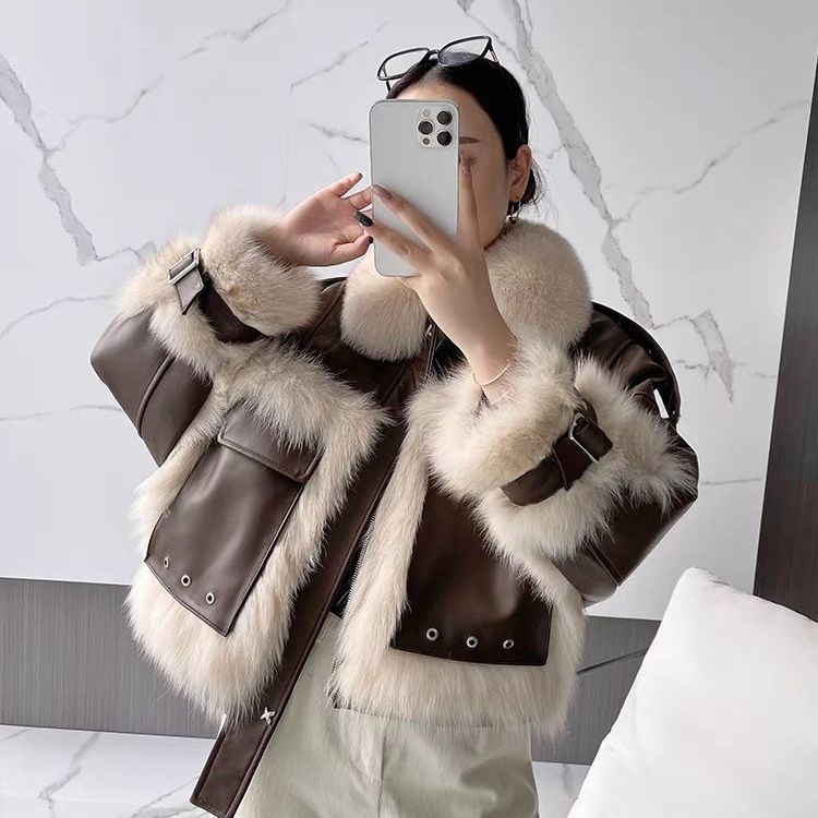 Puffy Leather Jacket