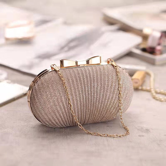 Oval Clutch Bag