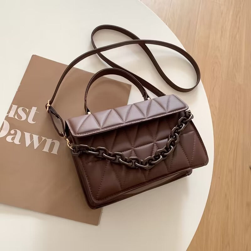 Textured Shoulder Bag