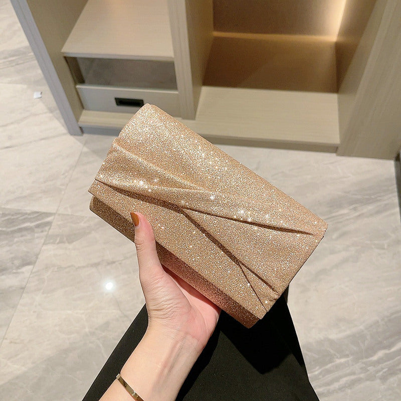 Gold Envelope Clutch