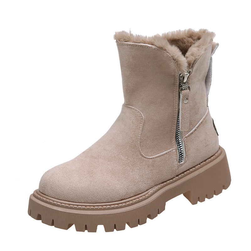Thick Plush Boots