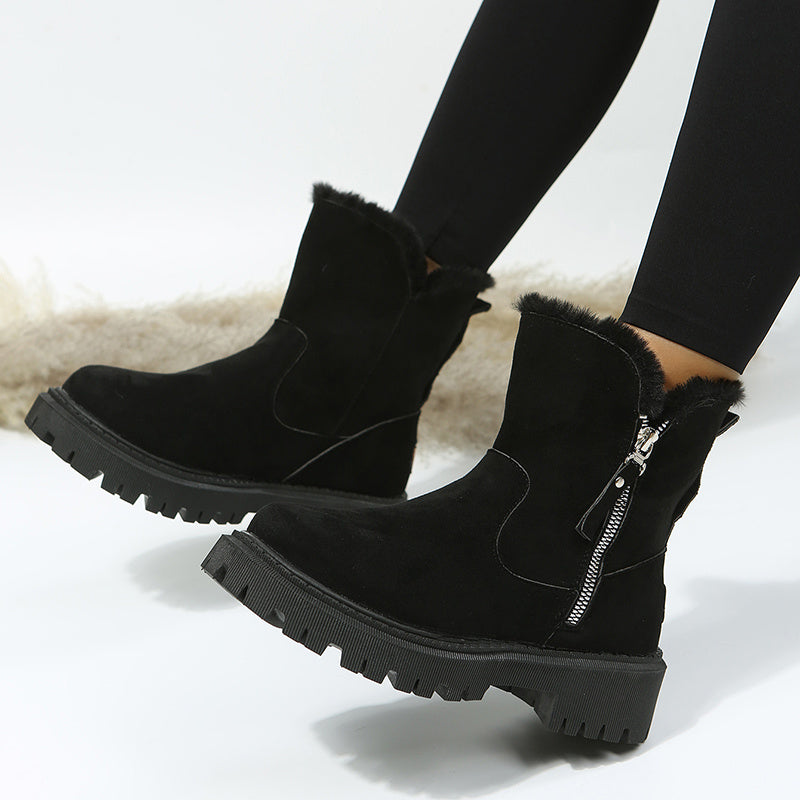 Thick Plush Boots