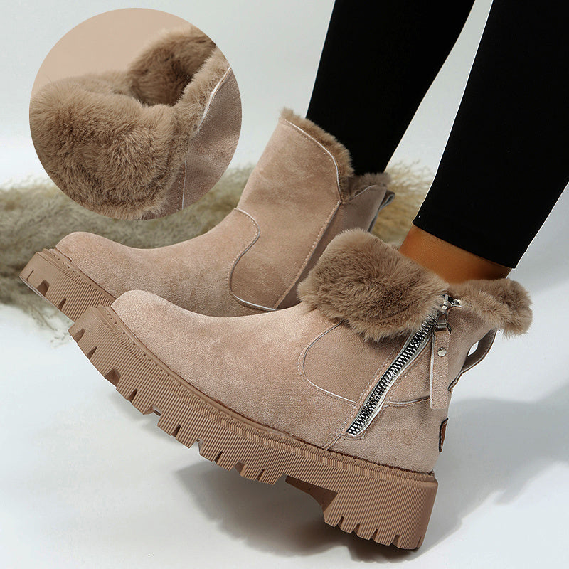 Thick Plush Boots