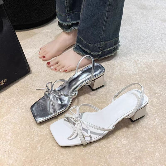 Crystal Block Sandals