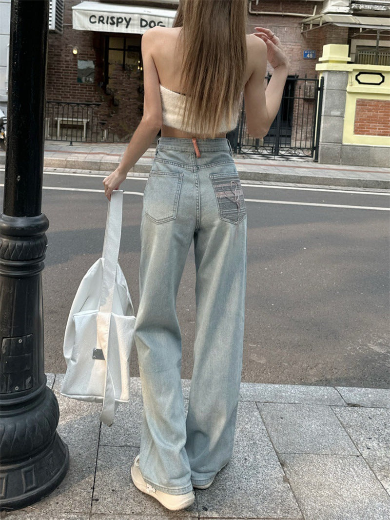Summer Washed High Waist Jeans