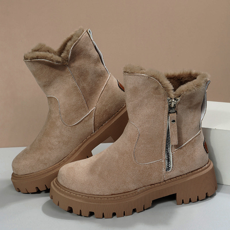 Thick Plush Boots