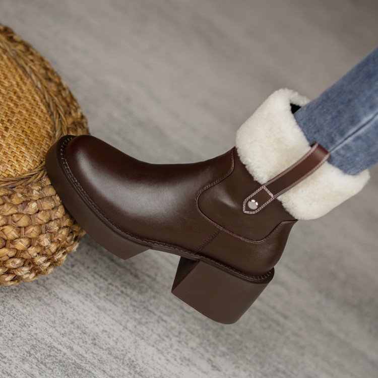 Cozy Block Heel