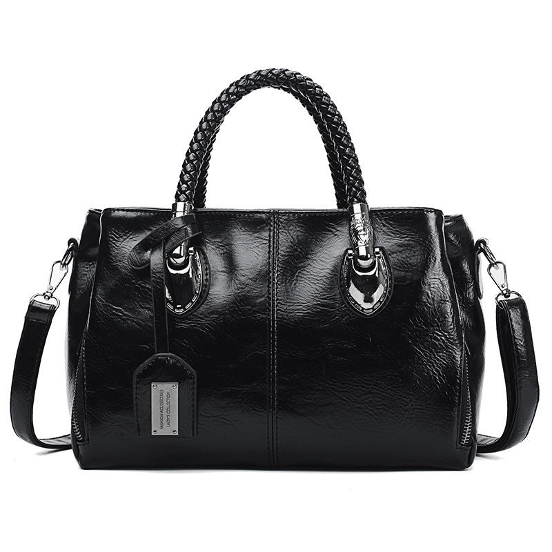Vintage leather luxury handbag