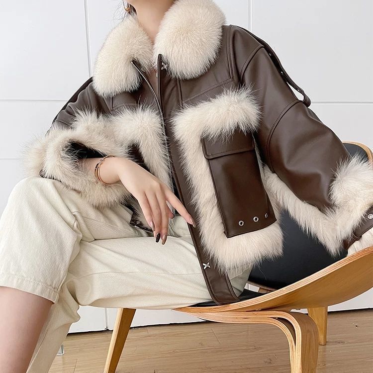 Puffy Leather Jacket