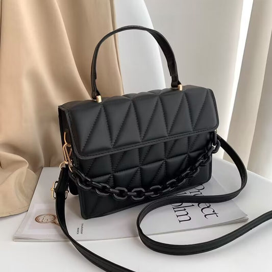 Textured Shoulder Bag