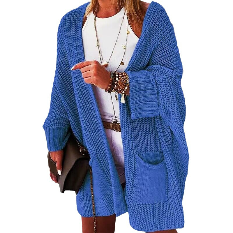 Loose Knitted Mid-length Sweater