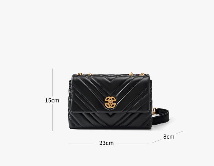 Diamond Chain Square Bag
