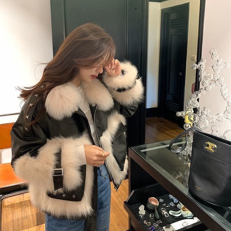 Puffy Leather Jacket