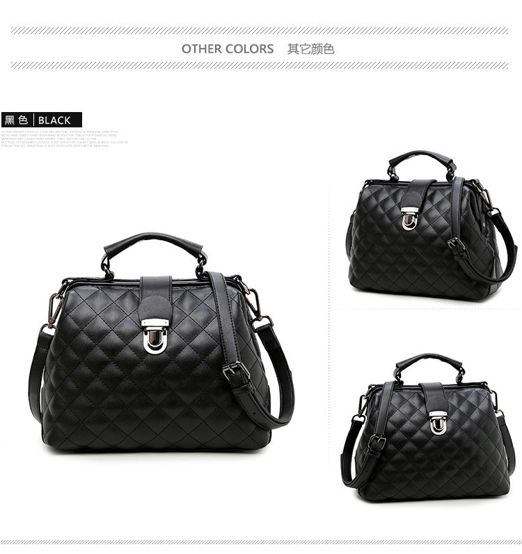 Retro leather shoulder bag
