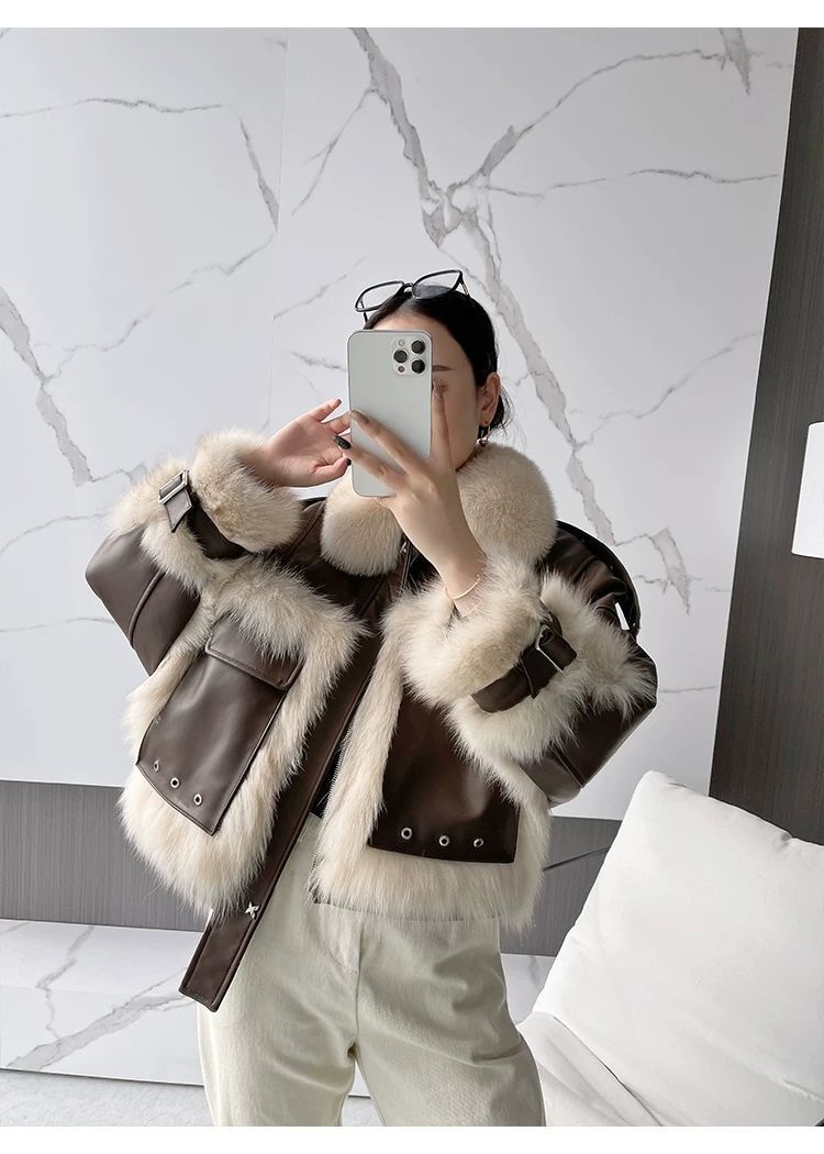 Puffy Leather Jacket