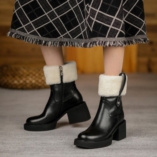 Cozy Block Heel