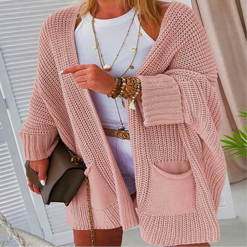 Loose Knitted Mid-length Sweater