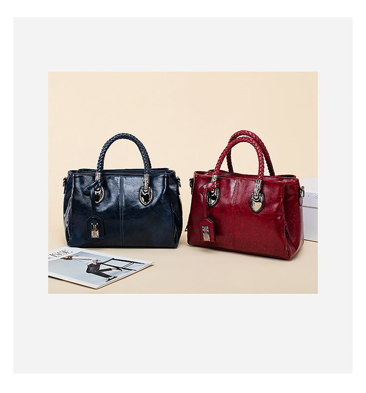 Vintage leather luxury handbag
