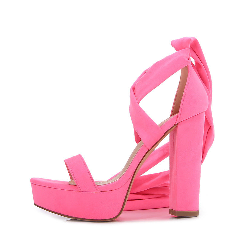 Strap Platform Heels