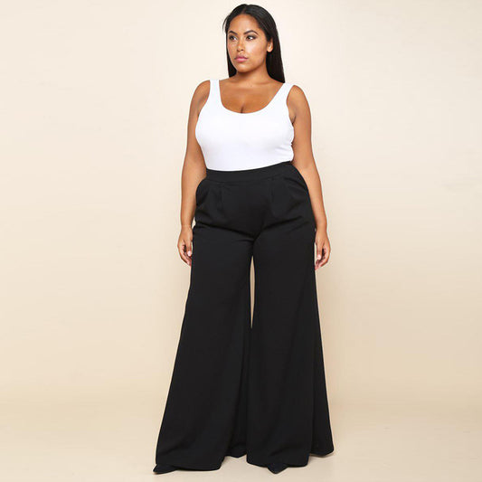 Knitted Wide Leg Pants