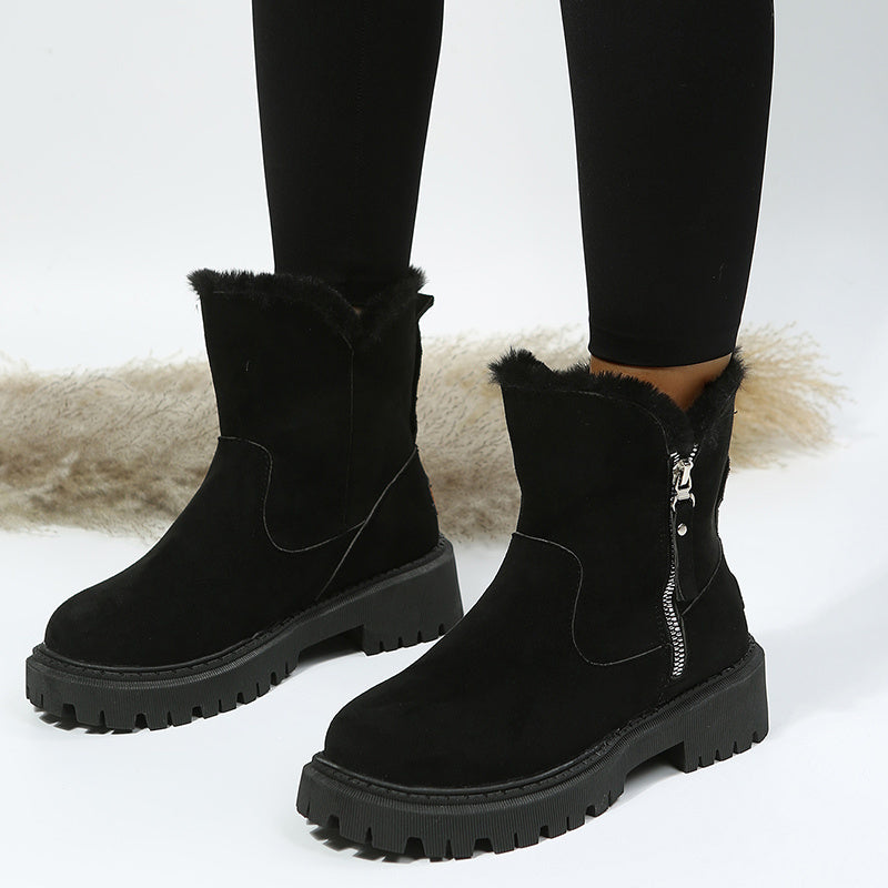 Thick Plush Boots