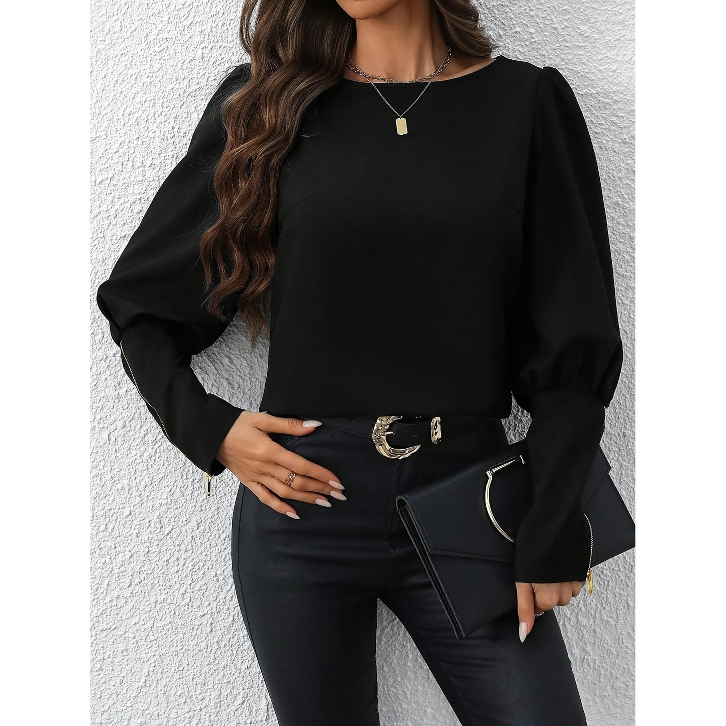 Long Sleeve Zip Top