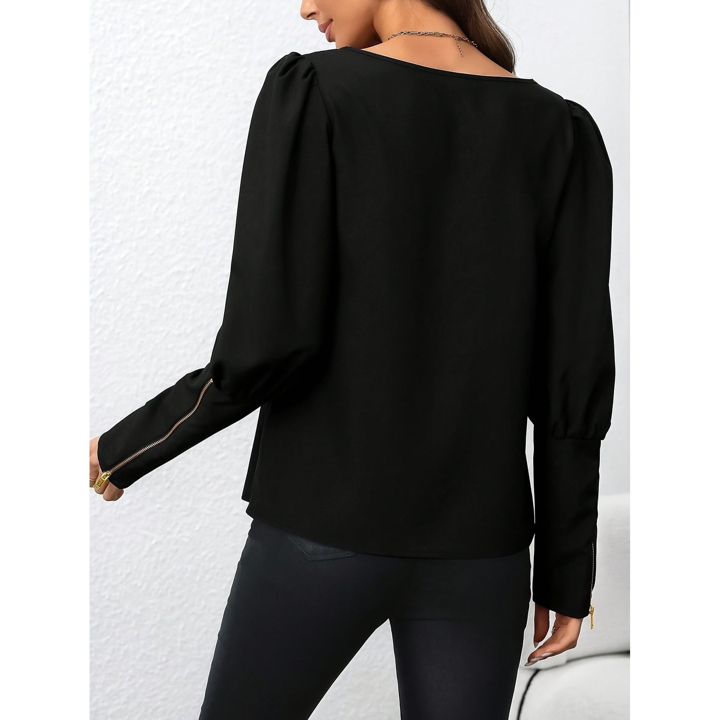 Long Sleeve Zip Top