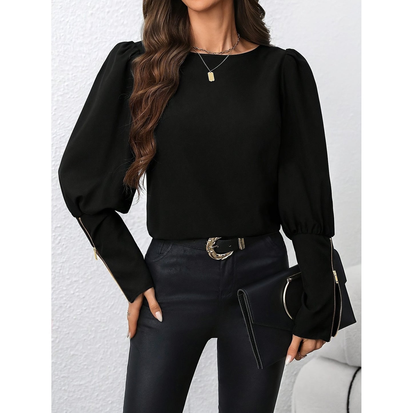 Long Sleeve Zip Top