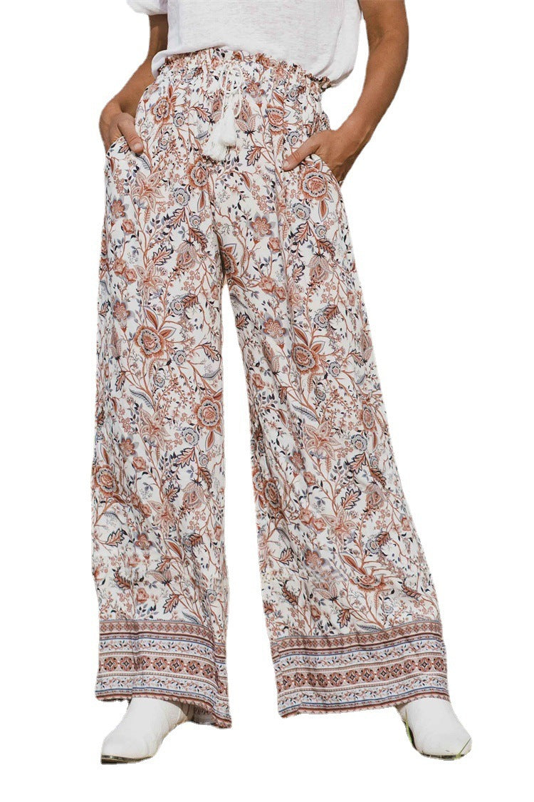 Lanyard Wide Leg Pants