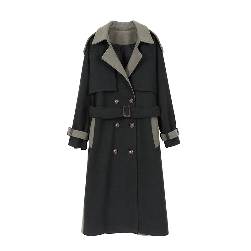 Dark Green Woolen Coat