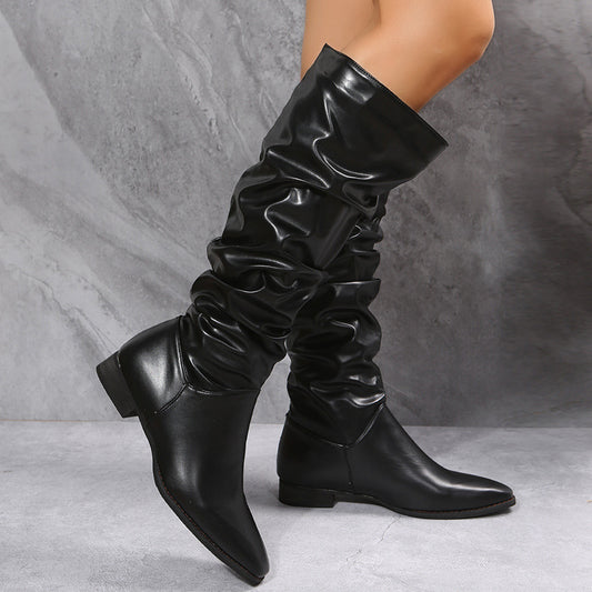 Long Pointed Toe Boots