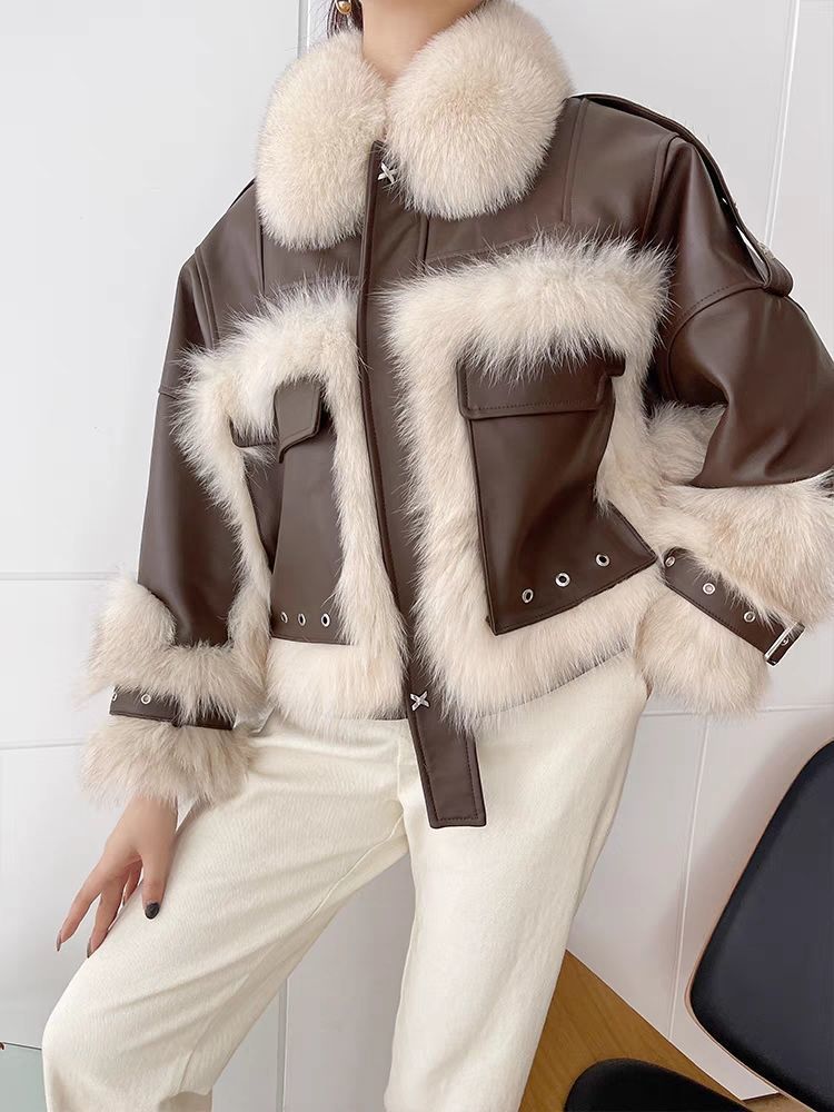 Puffy Leather Jacket