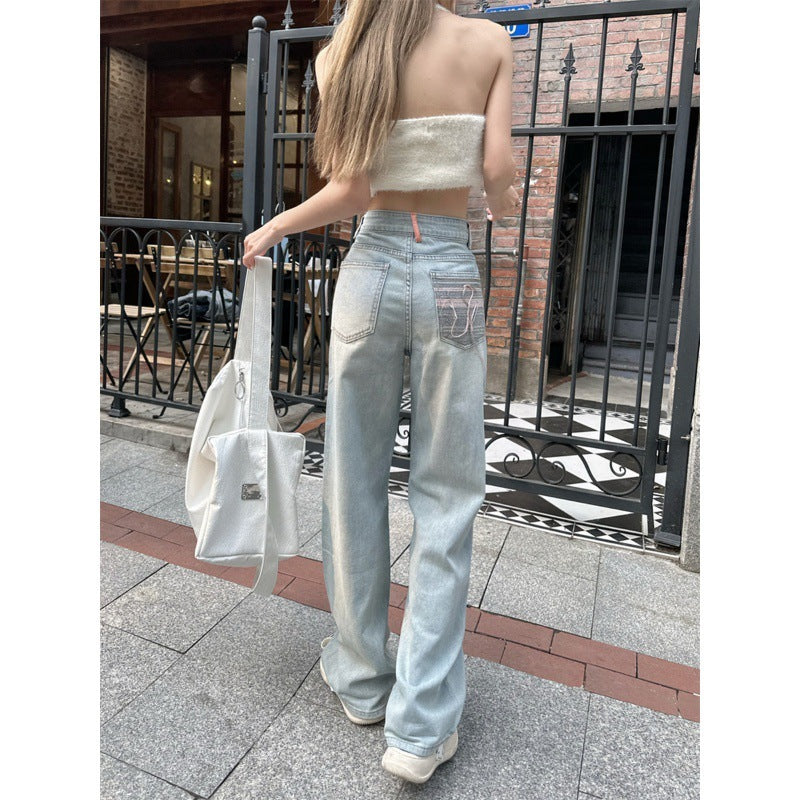 Summer Washed High Waist Jeans