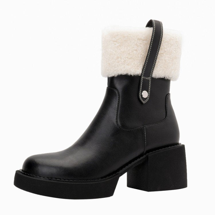 Cozy Block Heel