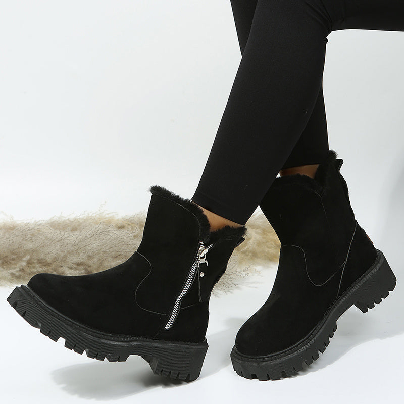 Thick Plush Boots