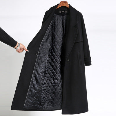 Mid-length Thick Woolen Coat