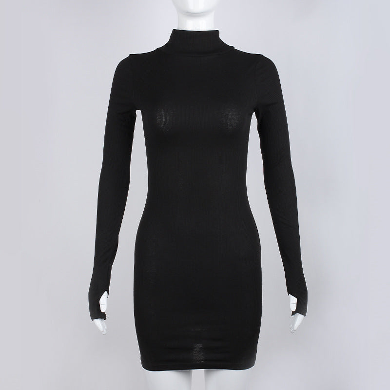 Turtleneck Sheath Dress