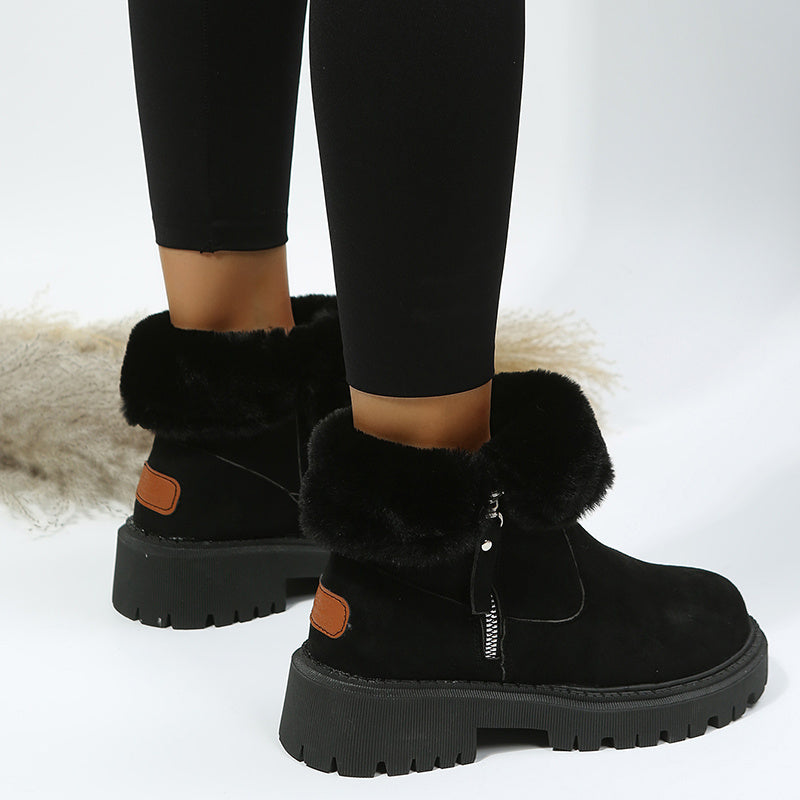 Thick Plush Boots