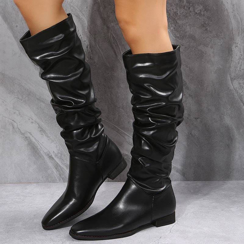 Long Pointed Toe Boots