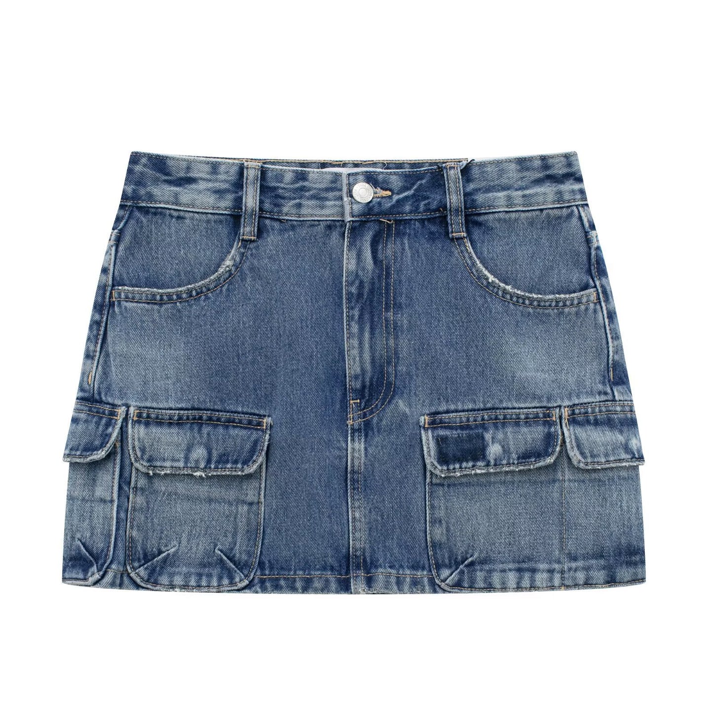 Denim Mini Skirt