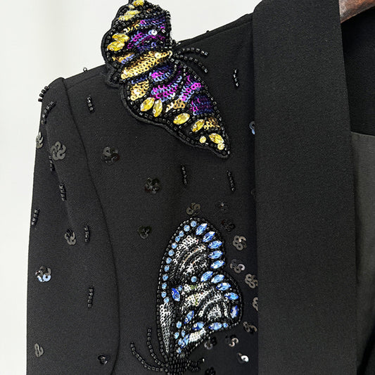 Butterfly Beaded Suit