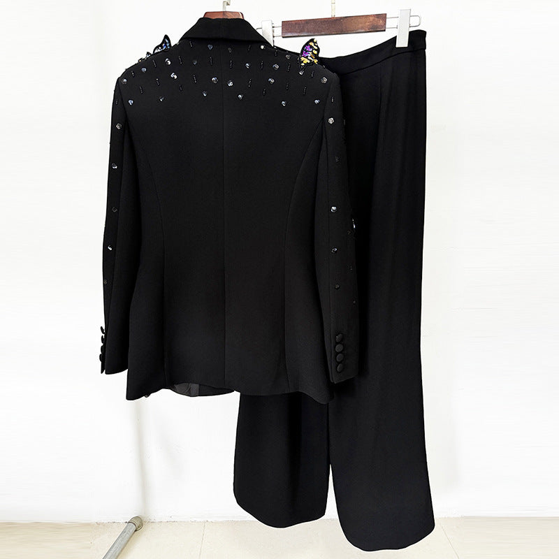Butterfly Beaded Suit