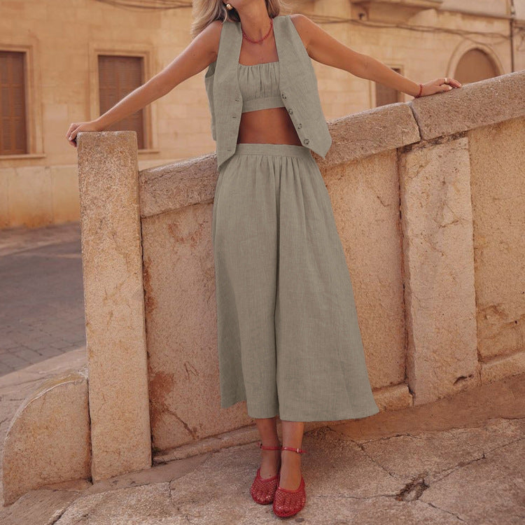 Cotton Three-piece Set